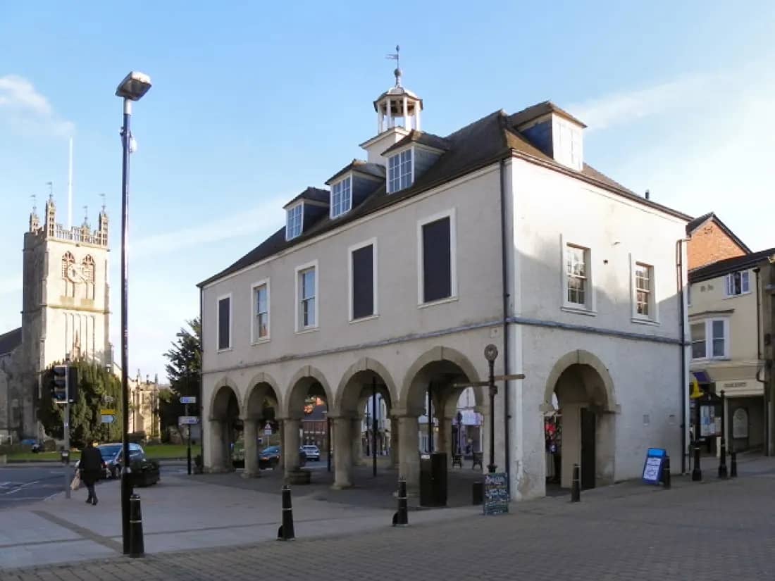 Dursley Market House in the town centre