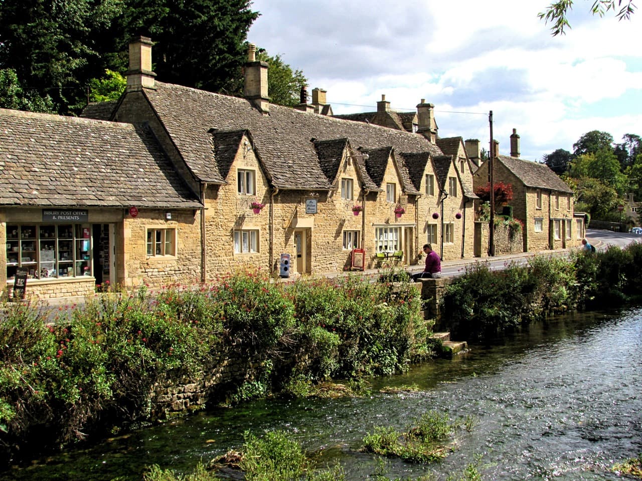 Cotswold village travel scene