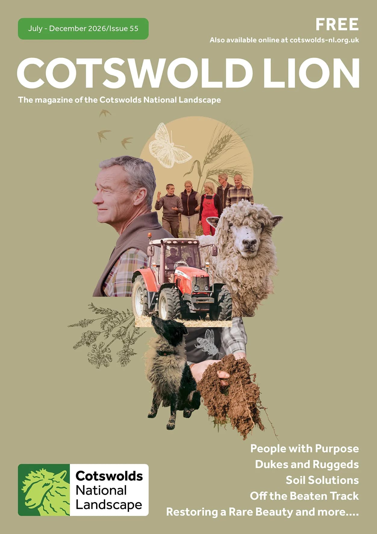 Front cover of Cotswold Lion magazine issue 55