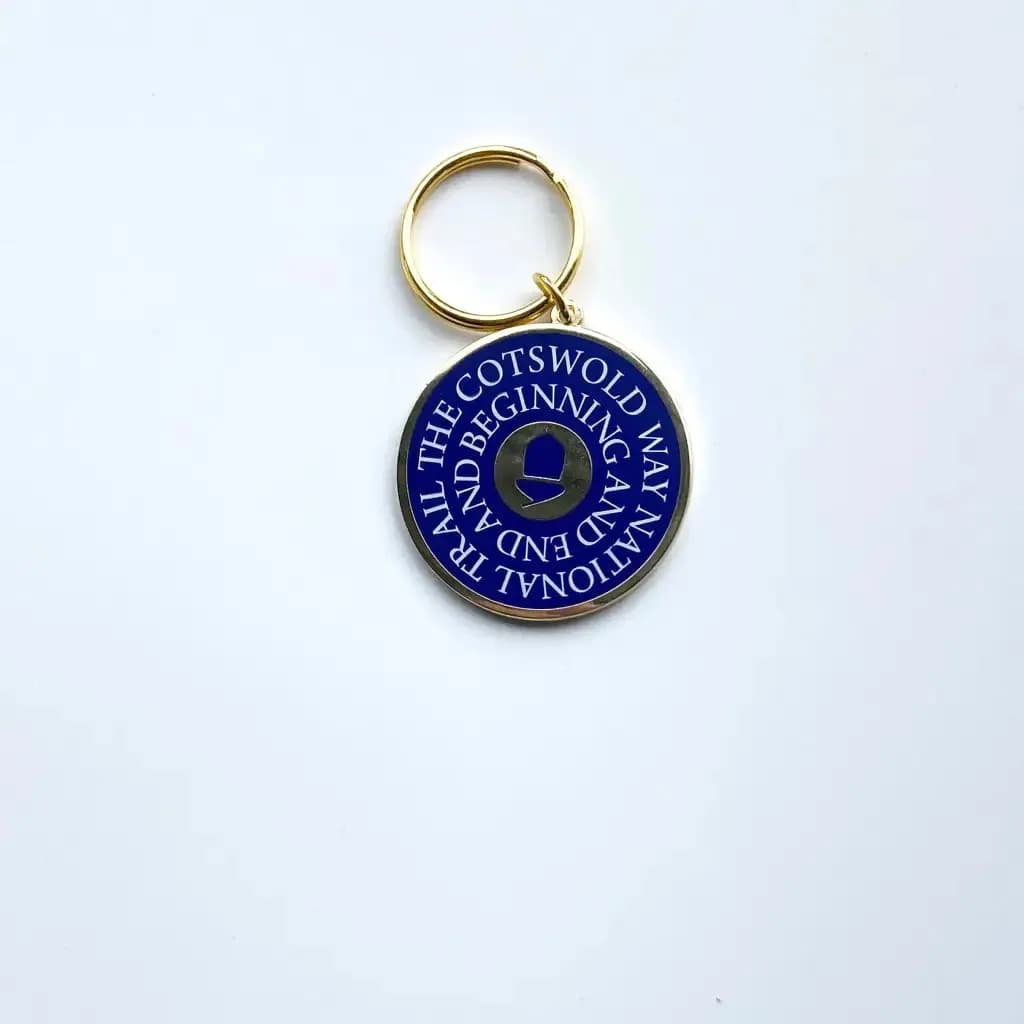 Cotswold Way enamel keyring