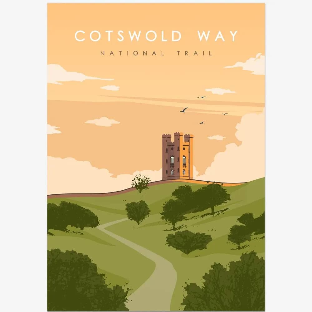 Cotswold Way National Trail poster
