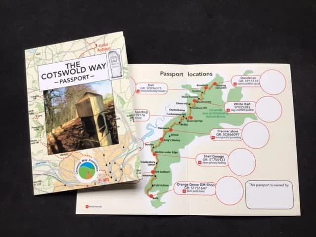 Cotswold Way Walker's Passport booklet