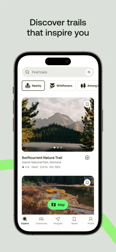 AllTrails app screenshot