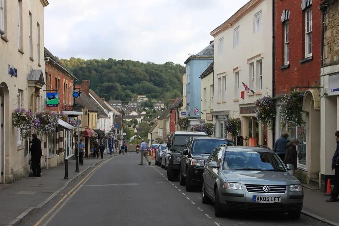 High Street in Wotton-under-Edge
