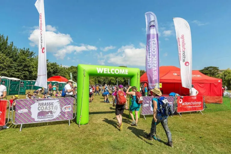 Ultra Challenge rest stop on the Cotswold Way Challenge route